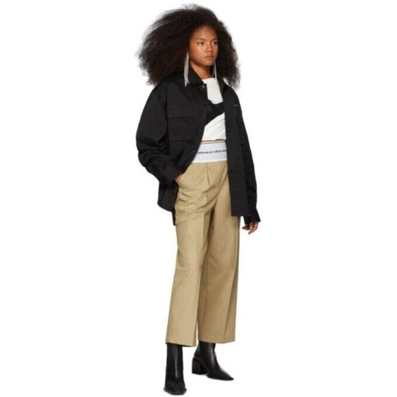 Alexander Wang Grain Parker Boots 35.5 US 5.5 Womens Black Leather ASIS - Picture 2 of 14